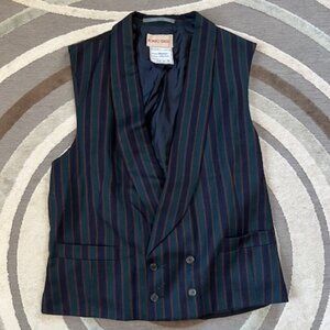 Vintage Y2K  Romeo Gigli  Sleeveless Pinstripe Men's Vest Taglia 48